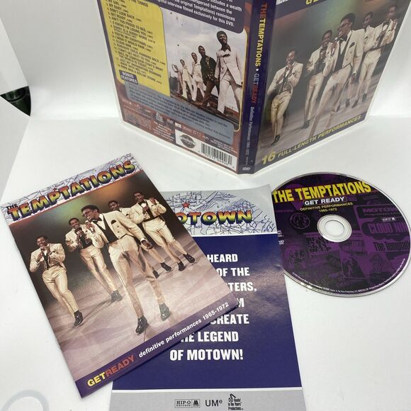 The Temptations: Get Ready: Definitive Performances: 1965-1972 (DVD, 2006) - Picture 4 of 8